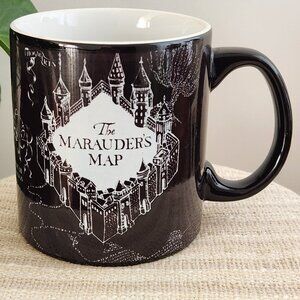 The Marauder's Map Harry Potter 20 Oz Heat Change Mug Black & White